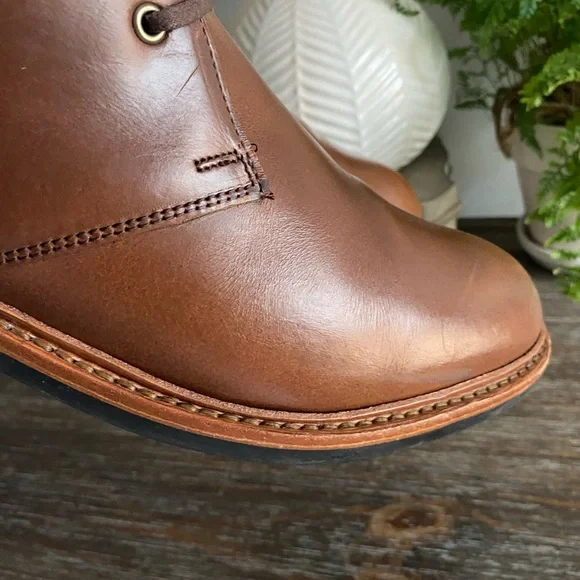 Allen Edmonds Chandler Weatherproof Chukka Boots Shoes Mens 10.5D Wide Tan Brown - Picture 7 of 15